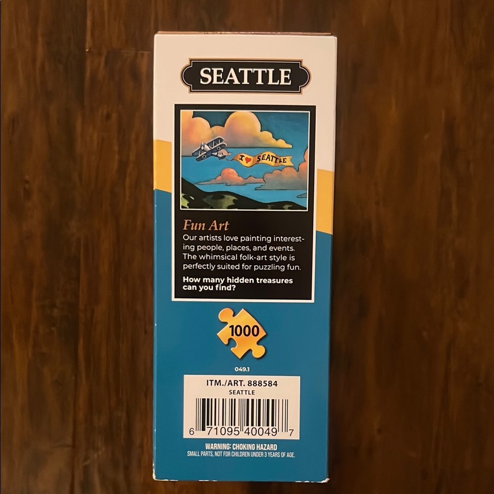 Dowdle Seattle 1000 Piece Jigsaw Puzzle with Collectors Box & Poster - Picture 2 of 10